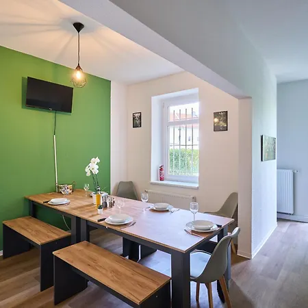 Sali-Homes Boarding Haus Monteur-Wohnungen Balkon Vollkueche Autobahnaehe Markranstädt Zimmer foto