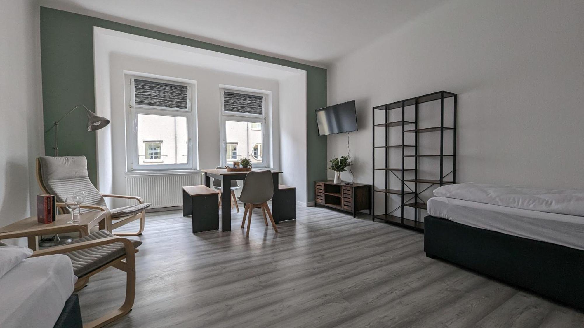 Sali-homes Boarding Haus Monteur-wohnungen Balkon Vollkueche Autobahnaehe Apartment Markranstädt