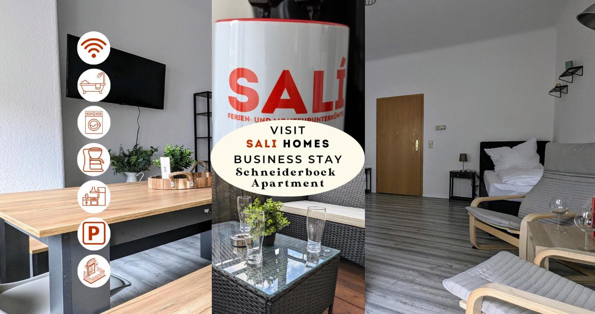 Sali-homes Boarding Haus Monteur-wohnungen Balkon Vollkueche Autobahnaehe *